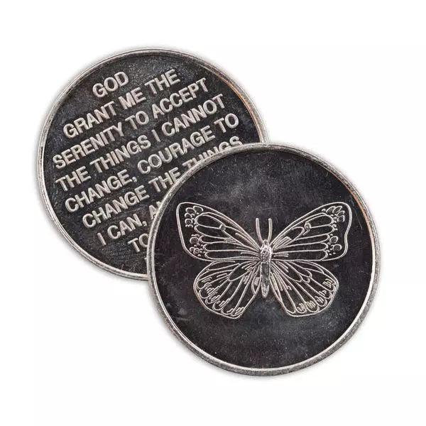 Butterfly Aluminum Coin - The Token Shop