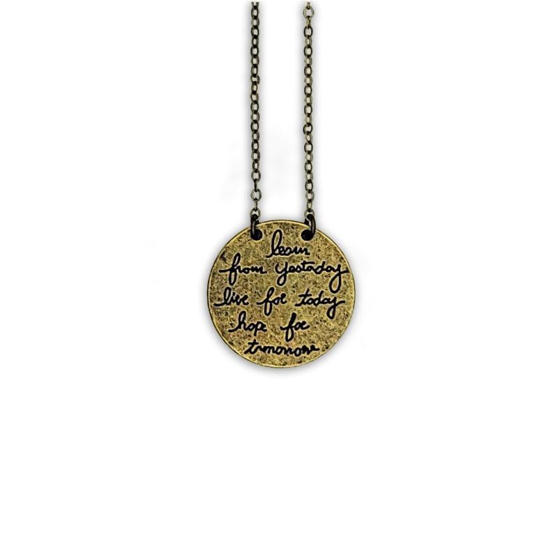 Live the Life You Love Necklace - The Token Shop