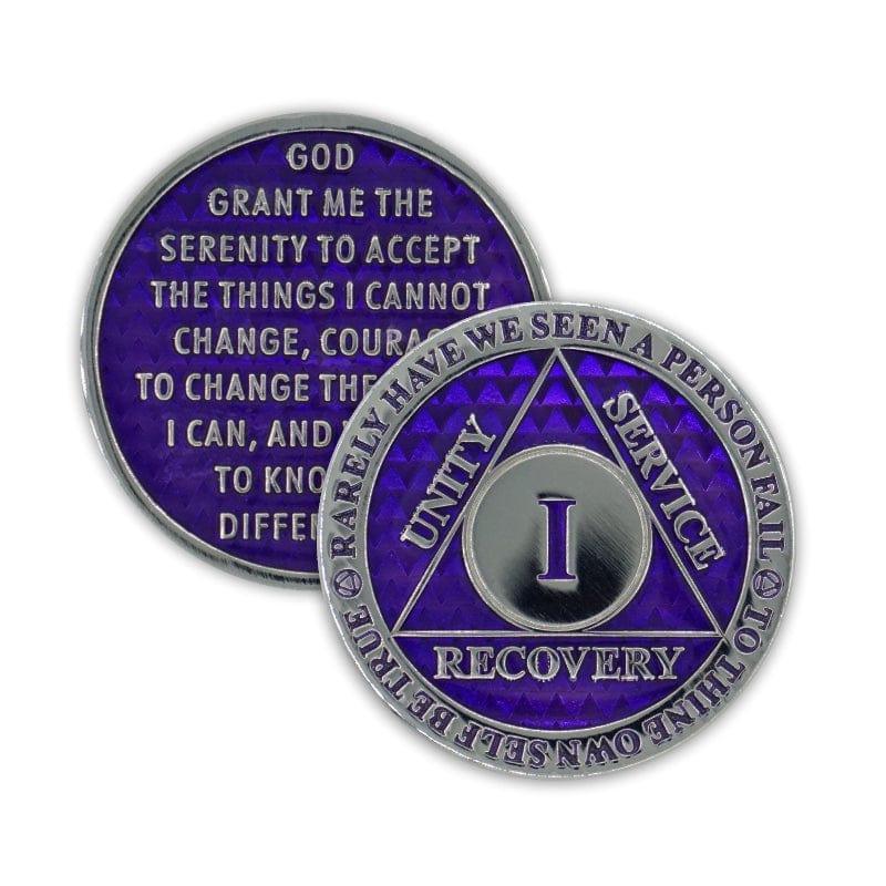 Purple Legacy Triplate AA Chips - The Token Shop