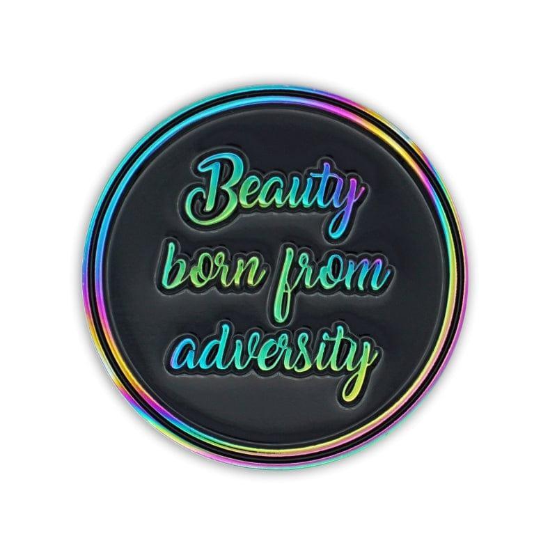 Rainbow Lotus Premium Affirmation Coin - The Token Shop