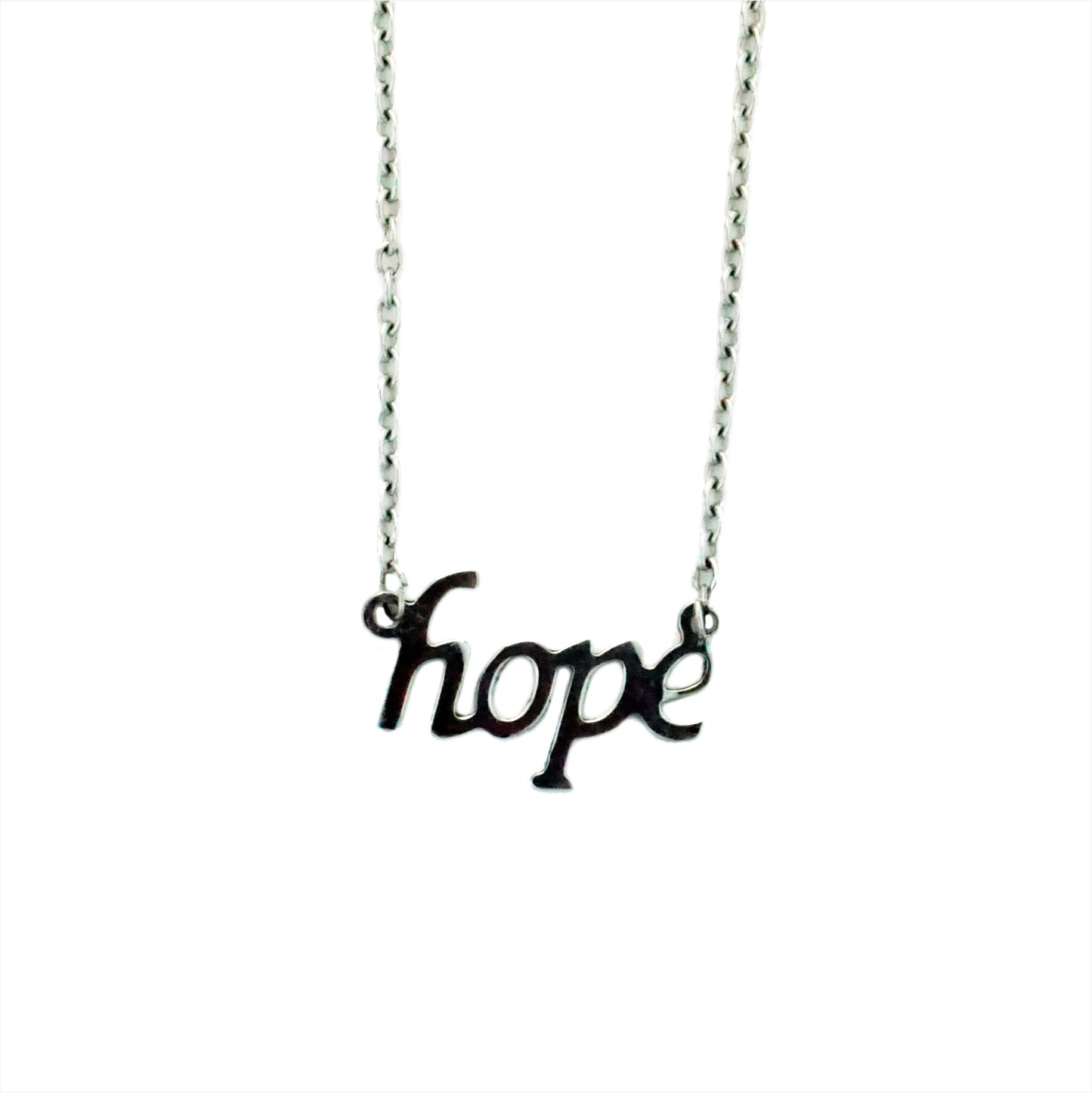 Silver Hope Necklace - The Token Shop