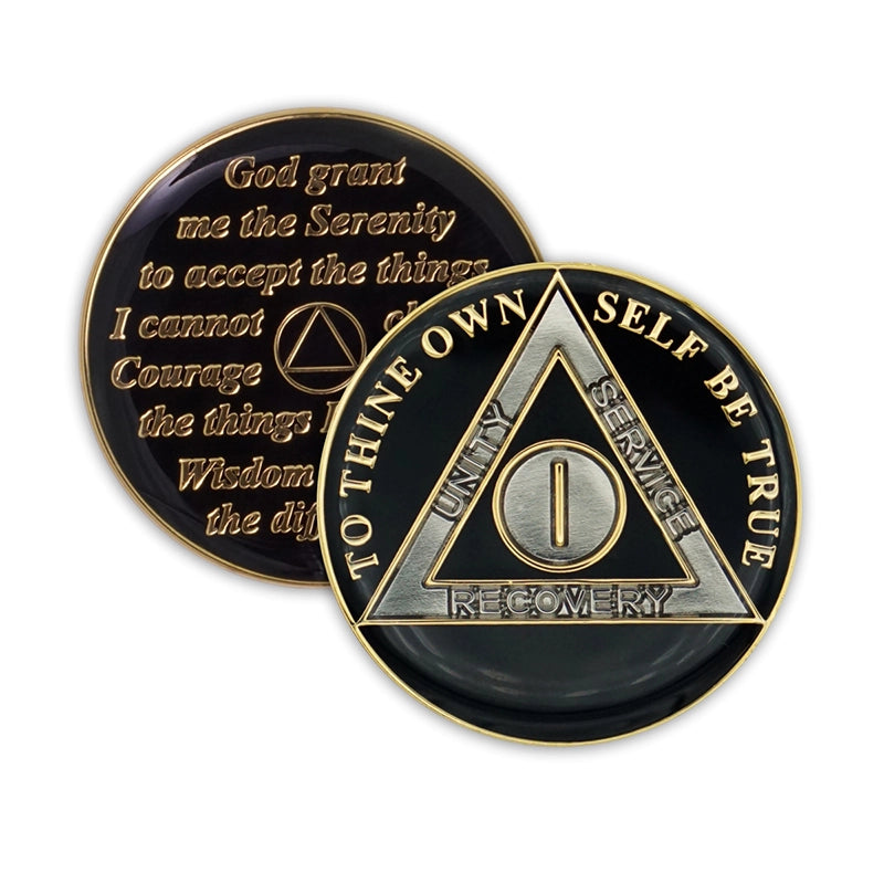 Black Triplate AA Chips - The Token Shop