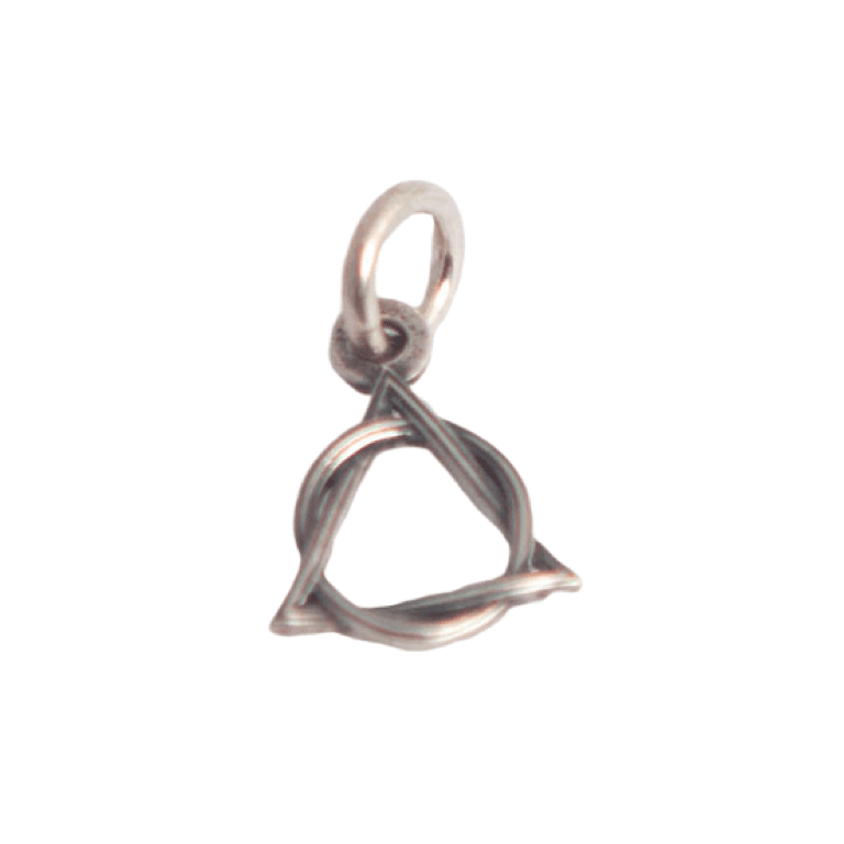 Sterling Silver AA Pendant on 16" chain - The Token Shop