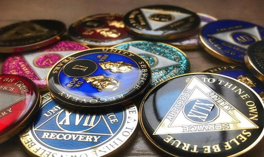 What Are The Different Types Of AA Sobriety Medallions? - The Token Shop