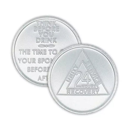 BSP Aluminum Think Before You Drink Chip - The Token Shop
