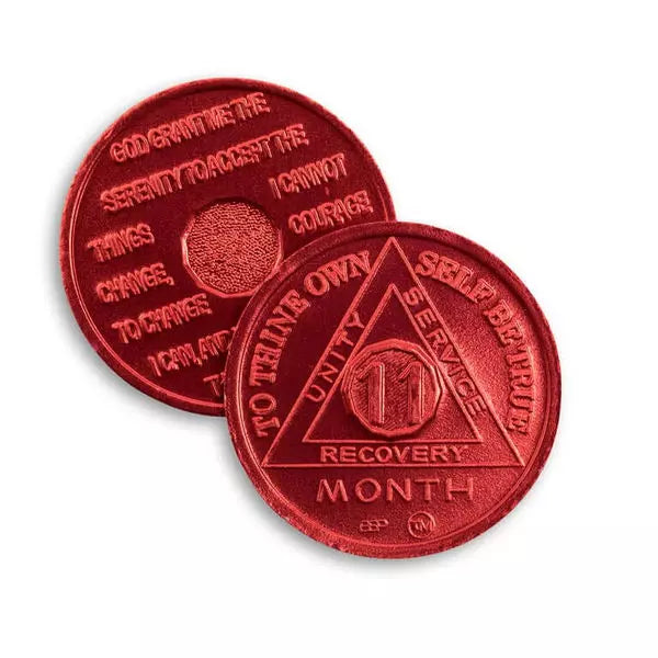 BSP Aluminum Months 1-11 AA Tokens - The Token Shop