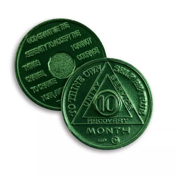 BSP Aluminum Months 1-11 AA Tokens - The Token Shop