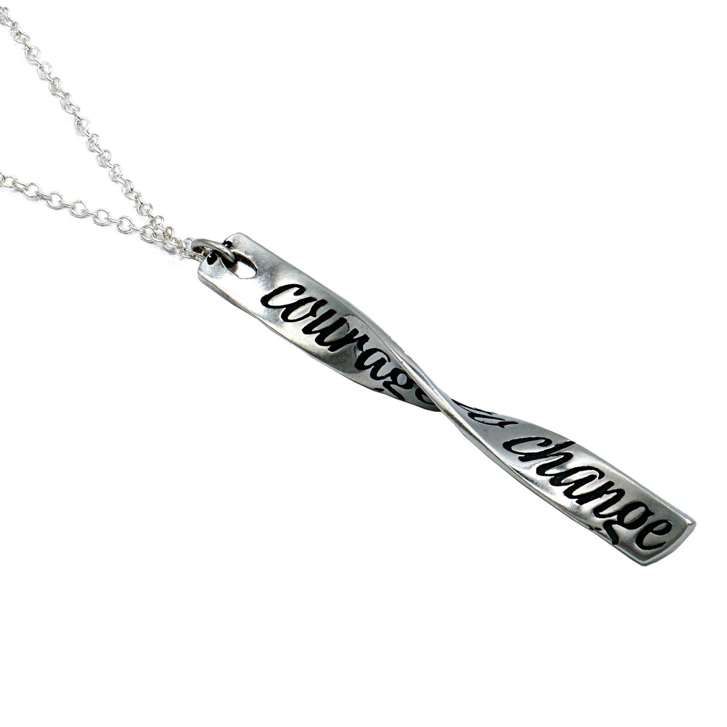 Courage To Change Sterling Silver AA Necklace - The Token Shop