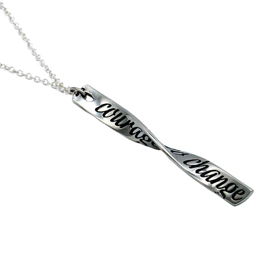 Courage To Change Sterling Silver AA Necklace - The Token Shop