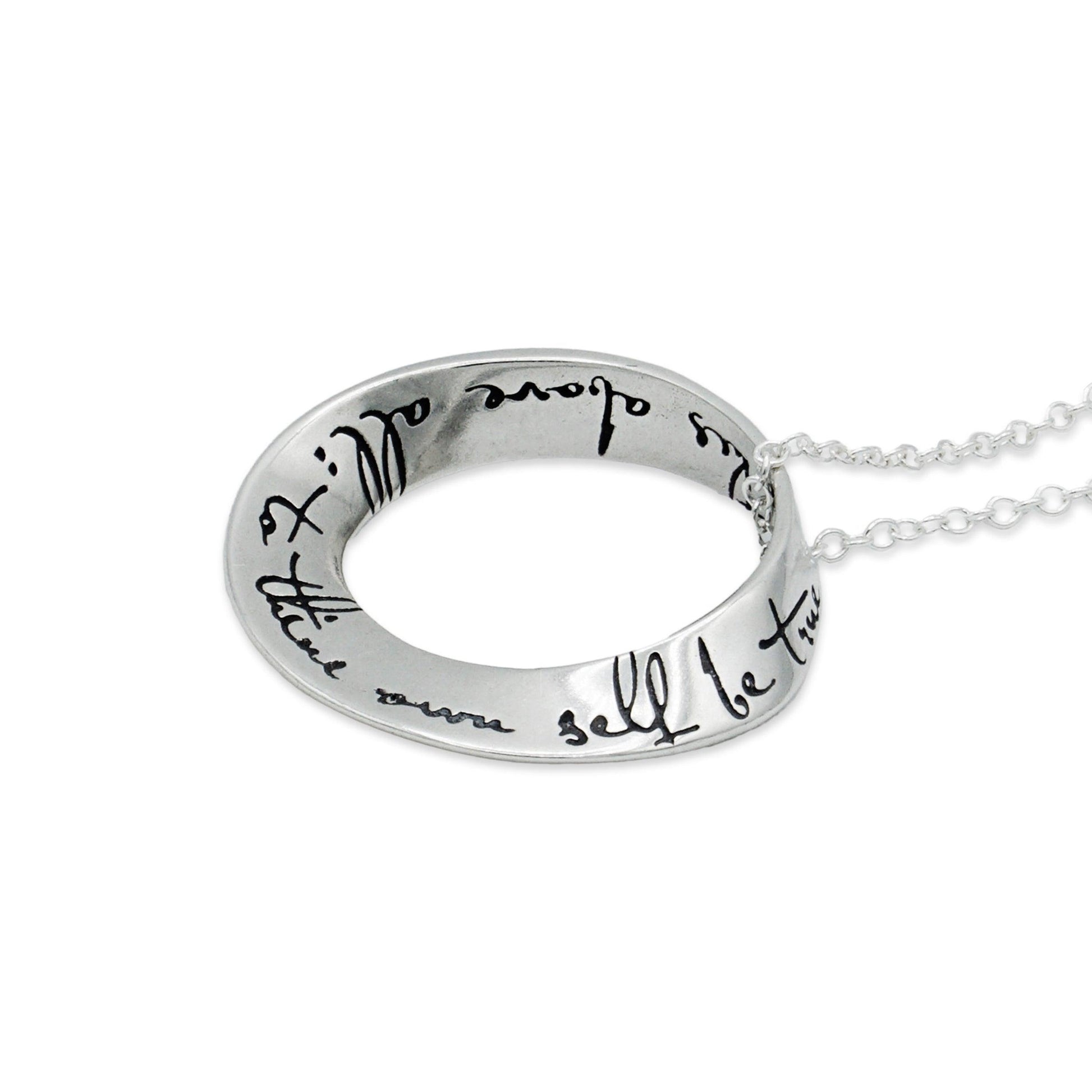 To Thine Own Self Be True Mobius AA Necklace - The Token Shop