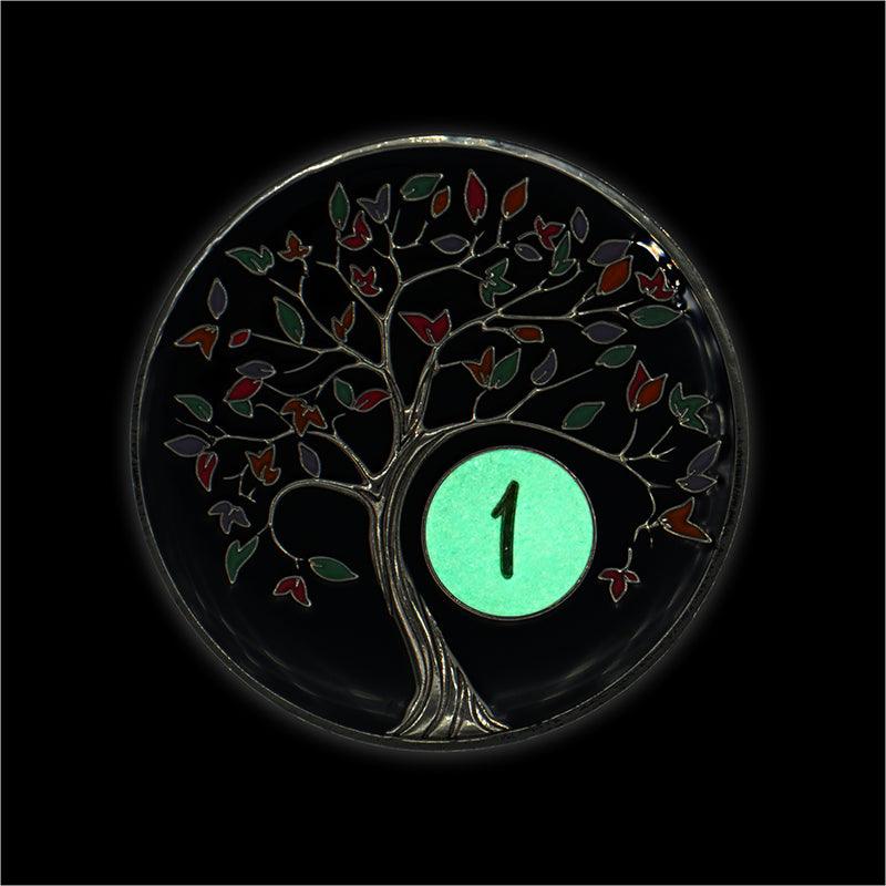 Tree of Life AA Coin | Glow in the Dark - The Token Shop