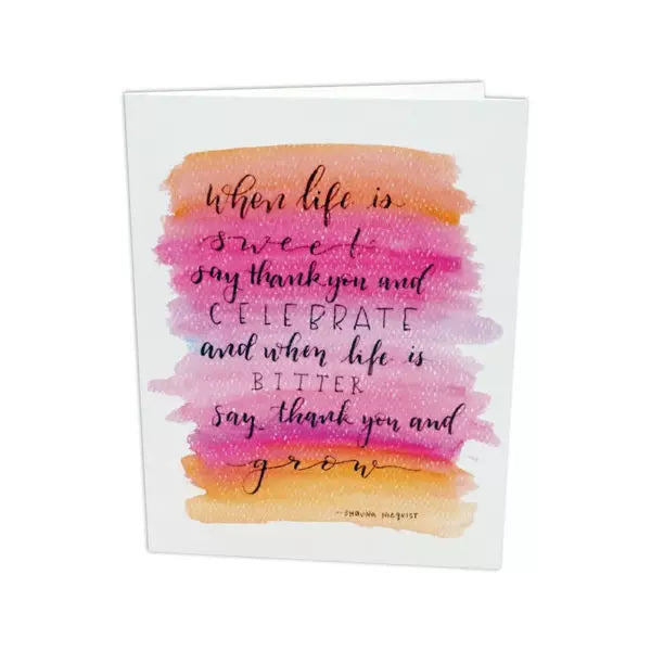 Bitter Sweet Life Greeting Card - The Token Shop