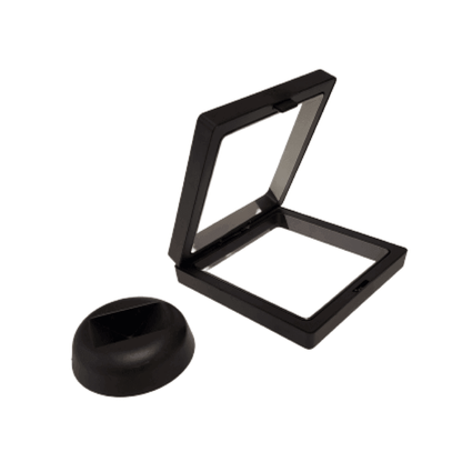 Acrylic 3D floating frame coin display box - The Token Shop