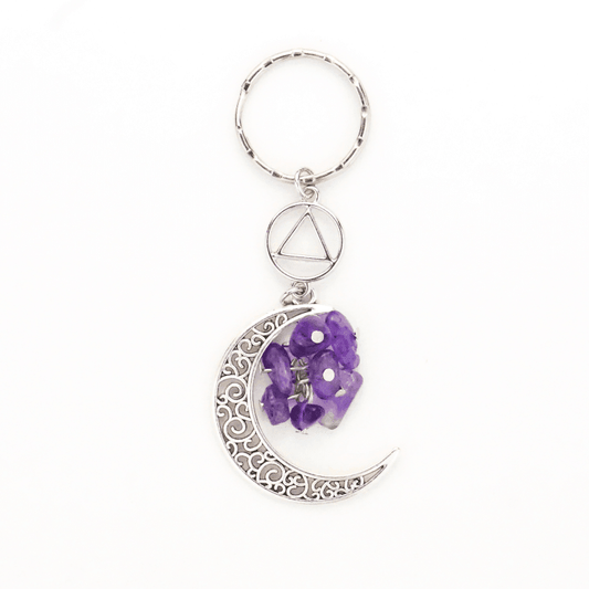 Amethyst Moon AA Keychain - The Token Shop