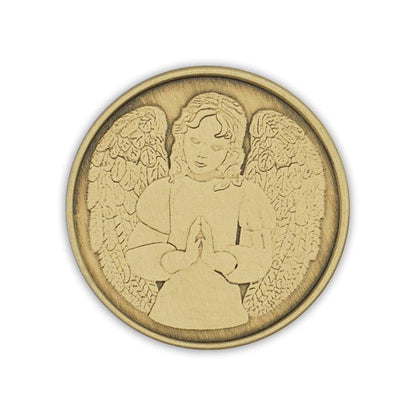 Angel To Be With You Bronze Affirmation Medallion - The Token Shop