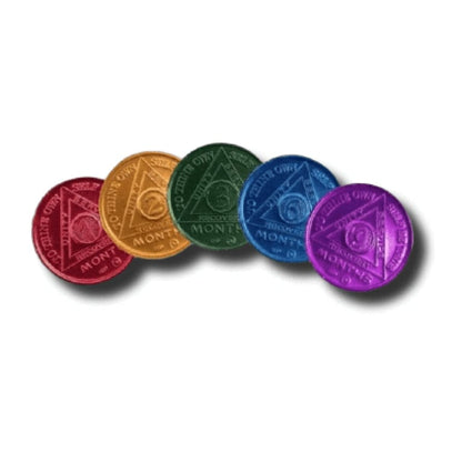BSP Aluminum Months 1-11 AA Tokens - The Token Shop