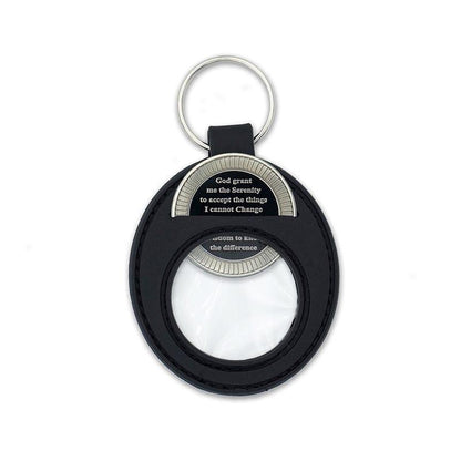Black Universal Keychain Coin Holder - The Token Shop