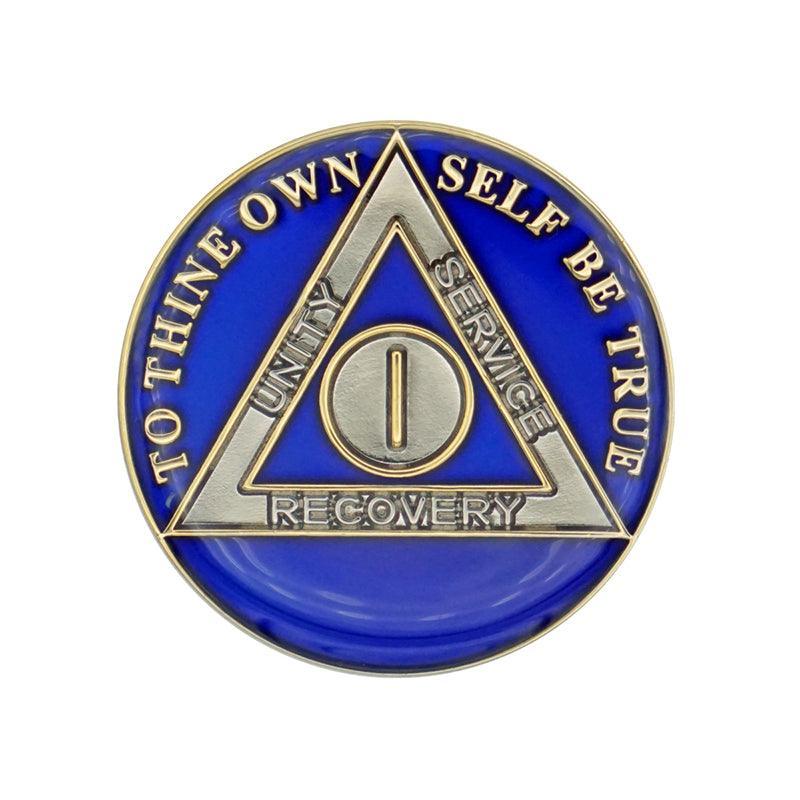 Blue Triplate AA Chips - The Token Shop