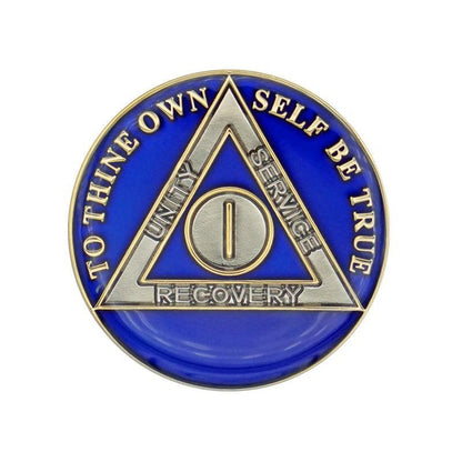 Blue Triplate AA Chips - The Token Shop