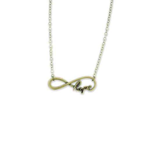 Bronze Infinite Hope AA Necklace - The Token Shop