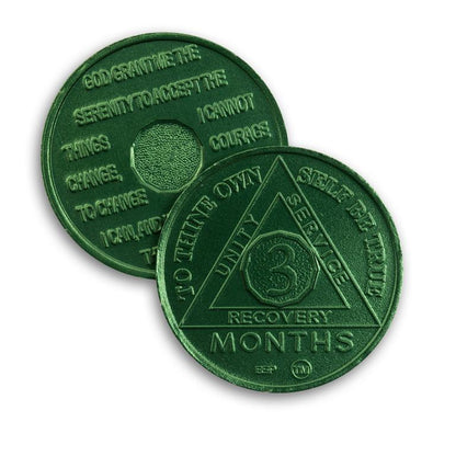 BSP Aluminum Months 1-11 AA Tokens - The Token Shop