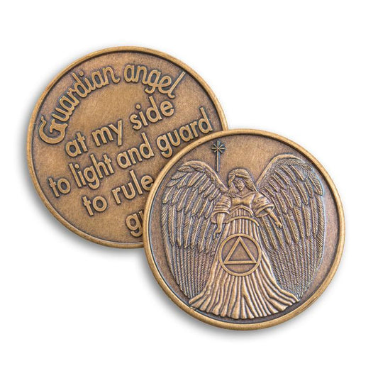 BSP Guardian Angel Bronze AA Tokens - The Token Shop
