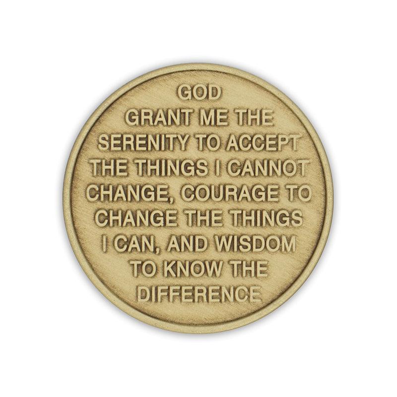 Circle Triangle Wendells Bronze Affirmation Medallions - The Token Shop