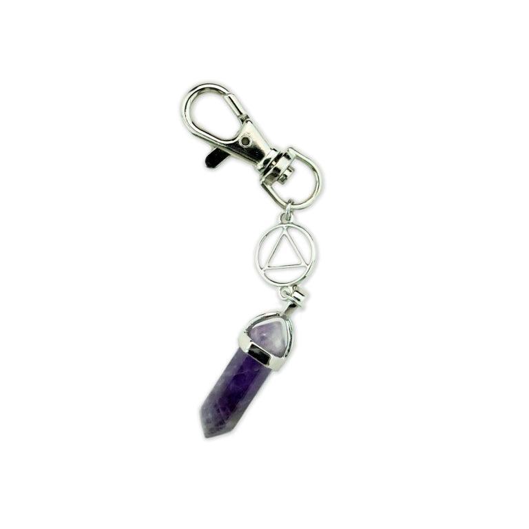 Clip On Amethyst Drop AA Charm - The Token Shop