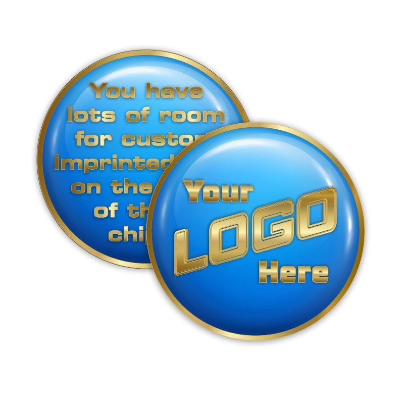 Custom Minted Triplate Medallions with Epoxy Dome - The Token Shop