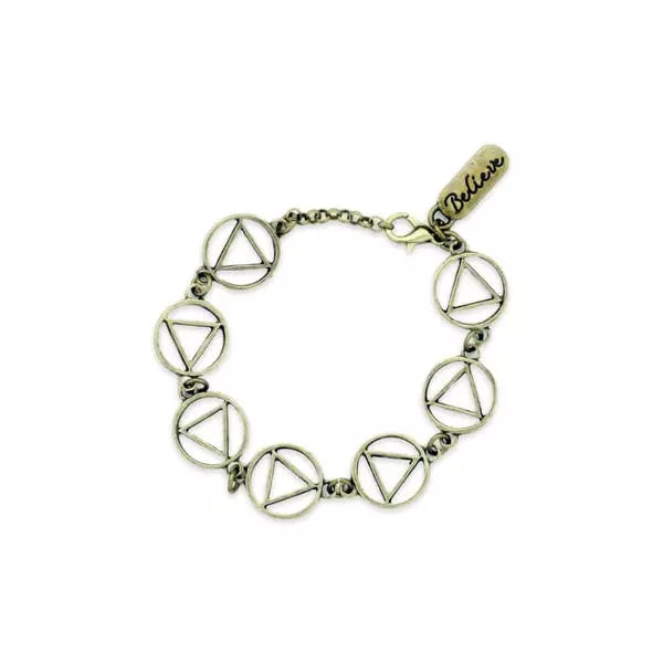 Bronze AA Charm Bracelet - The Token Shop
