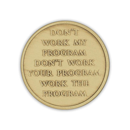 Elevator is Broken Wendells Bronze Affirmation Medallions - The Token Shop