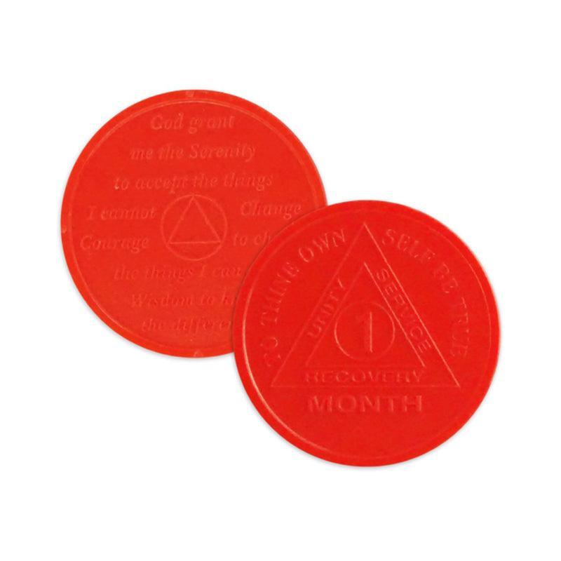 Embossed Plastic AA Chips - The Token Shop