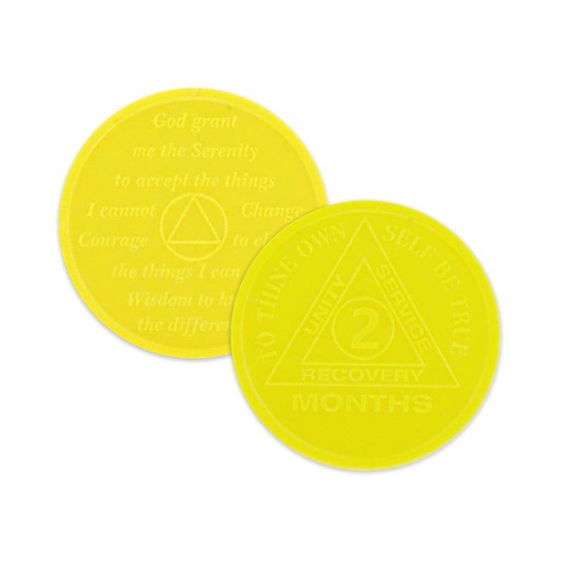 Embossed Plastic AA Chips - The Token Shop