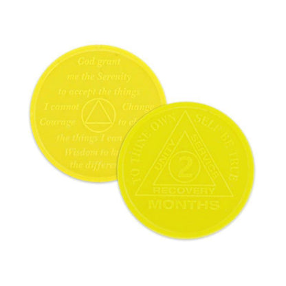 Embossed Plastic AA Chips - The Token Shop