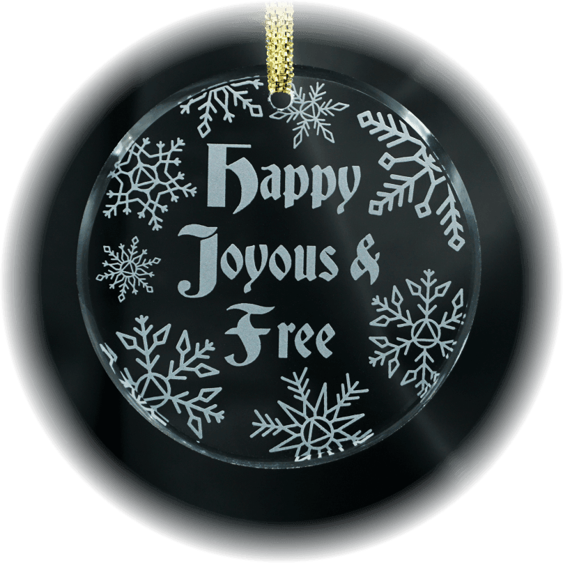 Etched Glass Christmas Tree Ornaments - The Token Shop