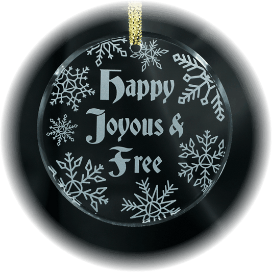 Etched Glass Christmas Tree Ornaments - The Token Shop