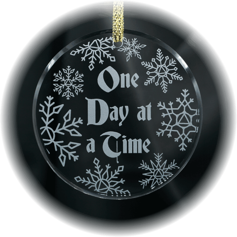 Etched Glass Christmas Tree Ornaments - The Token Shop