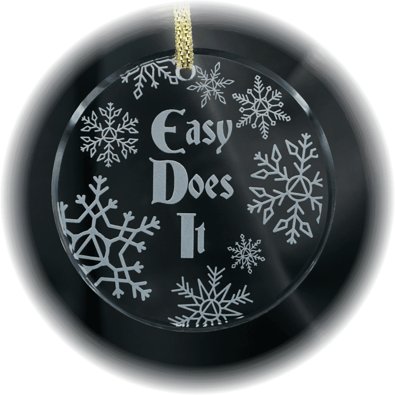 Etched Glass Christmas Tree Ornaments - The Token Shop
