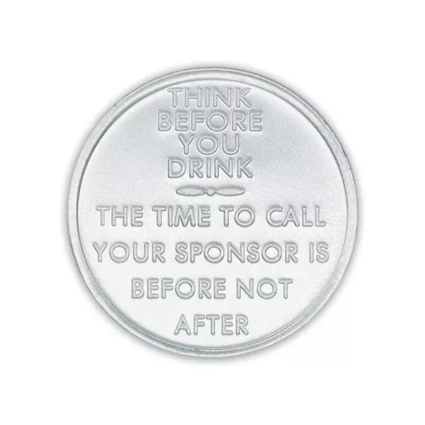 BSP Aluminum Think Before You Drink Chip - The Token Shop