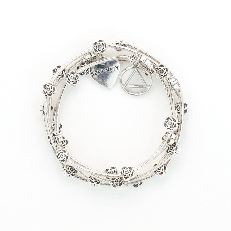 Flower Wrap Wire AA Bracelet - The Token Shop