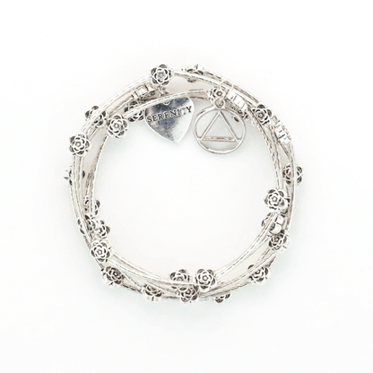 Flower Wrap Wire AA Bracelet - The Token Shop