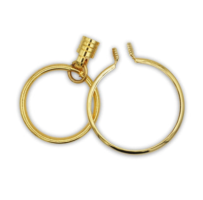 Gold Keychain Coin Holder - The Token Shop
