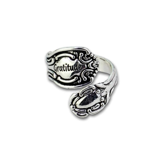 Gratitude Spoon Ring - The Token Shop