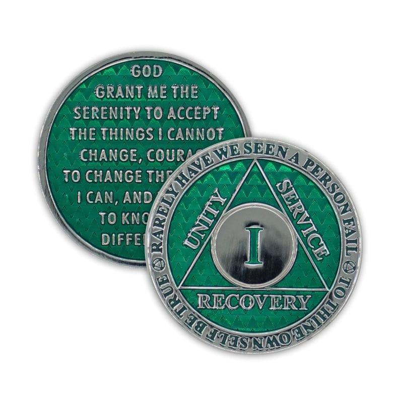 Green Legacy Triplate AA Chips - The Token Shop