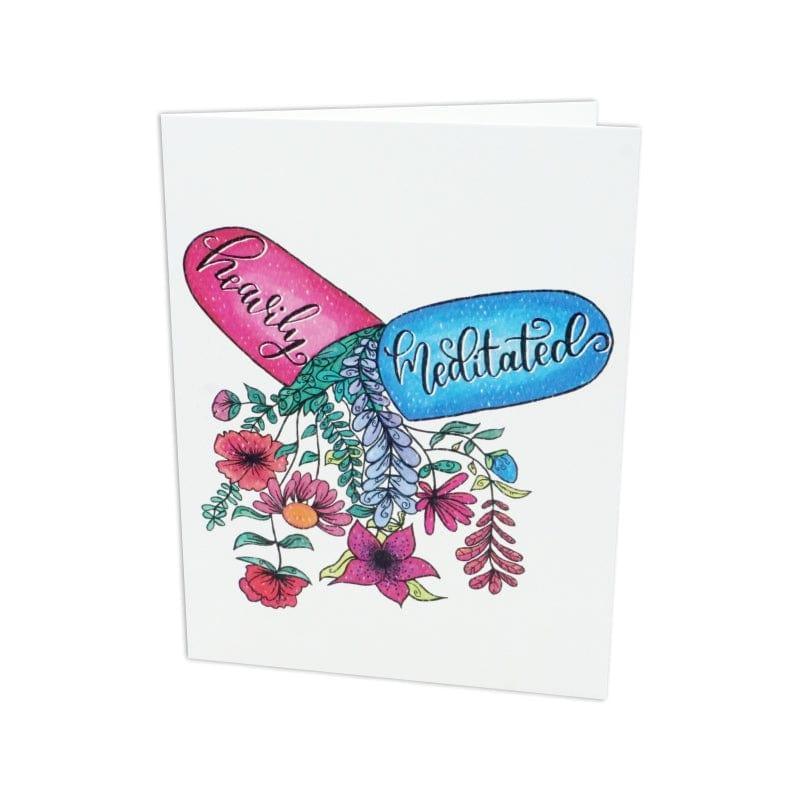 Heavily Meditated Greeting Card - The Token Shop