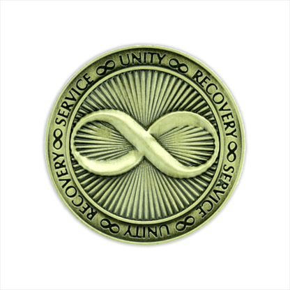 Infinity Bronze Affirmation Medallions - The Token Shop