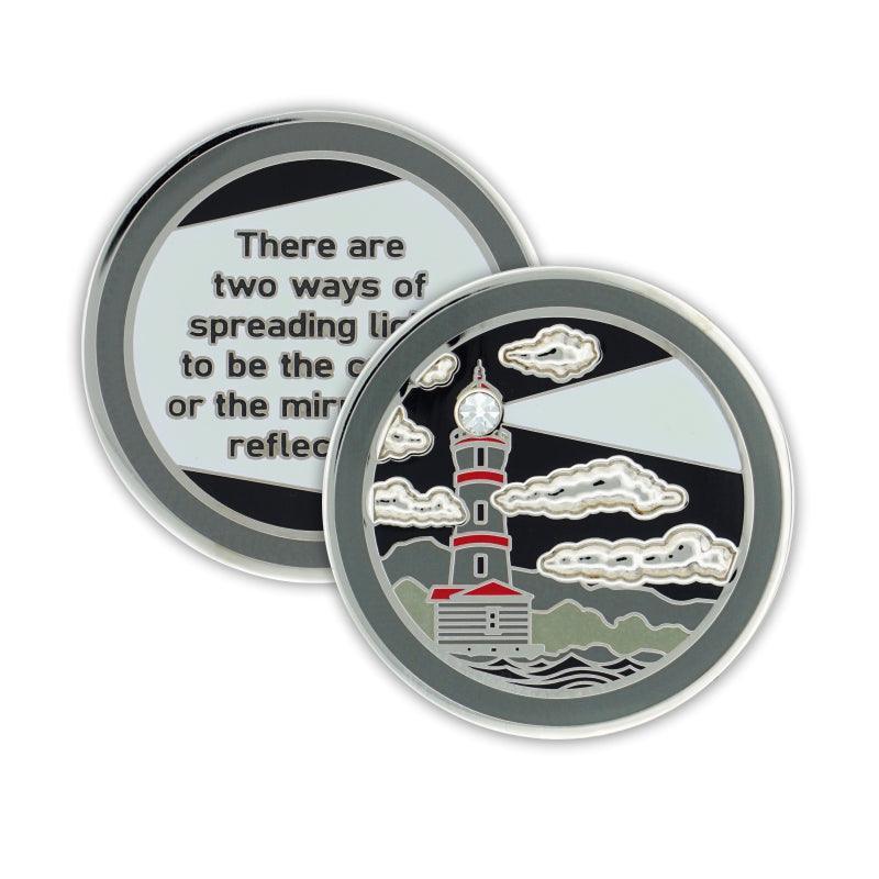 Lighthouse Affirmation AA Medallion - The Token Shop