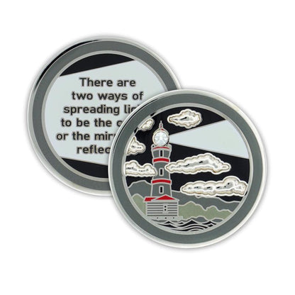 Lighthouse Affirmation AA Medallion - The Token Shop