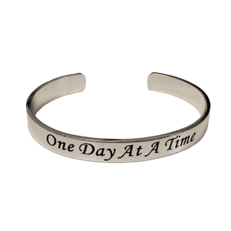 Metal Engraved Recovery Bracelets - The Token Shop