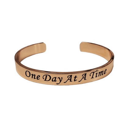 Metal Engraved Recovery Bracelets - The Token Shop